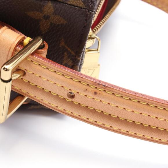 LOUIS VUITTON Authentic Brown Monogram Leather Shoulder Bag - Picture 8 of 8